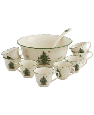 Spode - 10-Pc. Punch Bowl Set