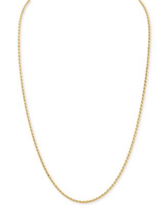 Esquire Men's Jewelry - Rope Link 24" Chain Necklace