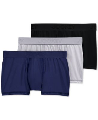 Jockey - Men's Chafe Proof Pouch Cotton Stretch Trunk, Pack of 3