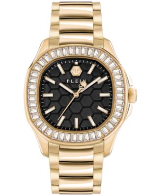 Philipp Plein - Women's Spectre Lady Gold Ion-Plated Bracelet Watch 38mm