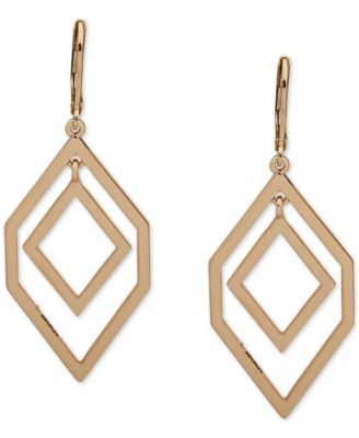 KARL LAGERFELD PARIS - Geometric Orbital Drop Earrings