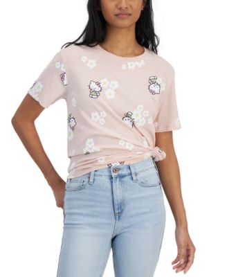 Love Tribe - Juniors' Hello Kitty Crewneck T-Shirt