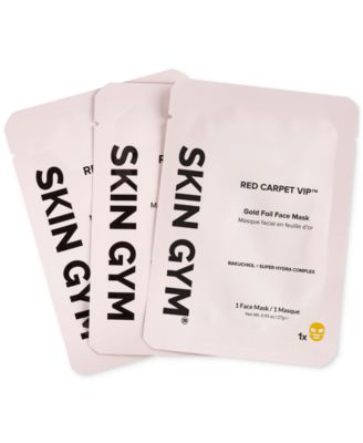 Skin Gym - Red Carpet VIP Gold Foil Face Mask, 3-Pk.