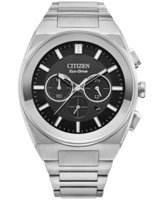 Citizen - Men's Chronograph Modern Axiom Stainless Steel Bracelet Watch 43mm