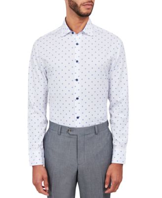 ConStruct - Men's Diamond Geo-Print Dress Shirt