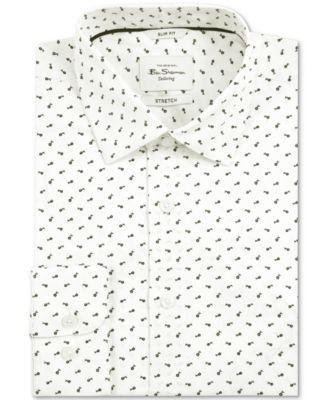 Ben Sherman - Men's Slim-Fit Flower-Print Shirt