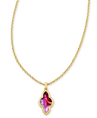 Kendra Scott - 14k Gold-Plated Stone Medallion 19" Adjustable Pendant Necklace
