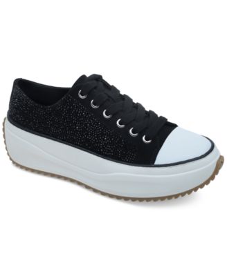 Wild Pair - Highfive Bling Lace-Up Low-Top Sneakers