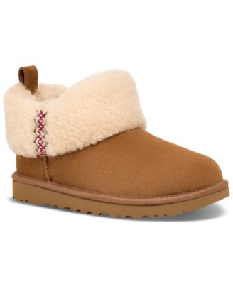 UGG® - Classic Ultra Mini Braid Slip-On Booties