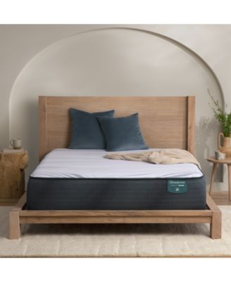 Beautyrest - Harmony Hybrid Driftwood Bay 12.5" Hybrid Plush Mattress Set - Twin