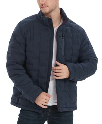 Outdoor United - Men's Stretch Seamless Brick Quilted Full-Zip Puffer Jacket