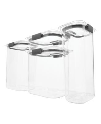 Rubbermaid - Brilliance 8-Pc. Container Set