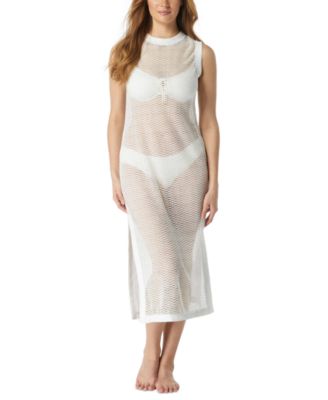 Coco Reef - Women's Coquette High-Neck Cover-Up Dress