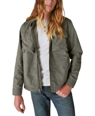 Lucky Brand - Men's Fleece-Lined Zip-Front Shirt Jacket