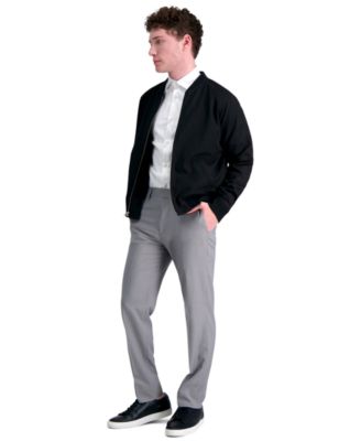 Haggar - Men's Premium Comfort Slim-Fit Performance Stretch Flat-Front Dress Pants