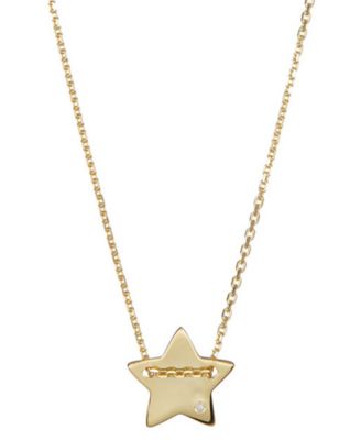 ADORNIA - 14k Gold-Plated Star Charm Pendant Necklace