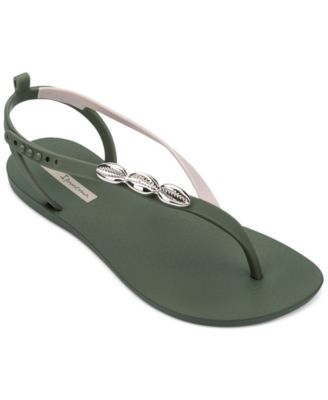 Ipanema - Salty II Metallic Shell Detail Thong Sandals