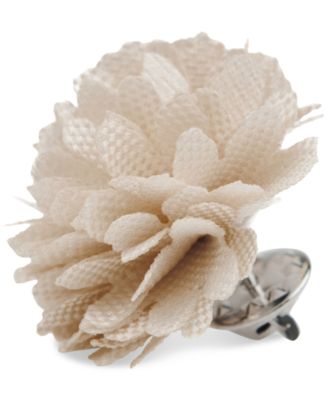 ConStruct - Men's Ceremony Satin Checkerboard Flower Lapel Pin