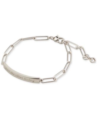 kate spade new york - Rose Gold-Tone Stop And Smell The Roses Idiom Bracelet