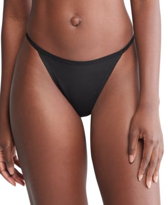 Calvin Klein - Women's Ideal Stretch Micro String Thong Underwear