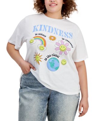 Grayson Threads, The Label - Trendy Plus Size Kindness Graphic T-Shirt