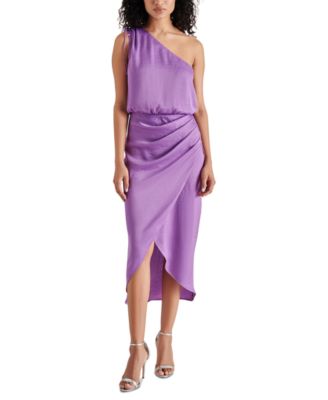 Steve Madden - Women's Adele One-Shoulder Ruched Dress