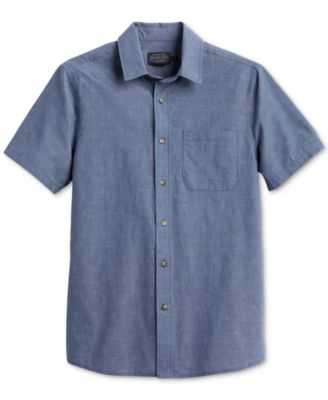 Pendleton - Men's Colfax Chambray Short Sleeve Button-Front Shirt