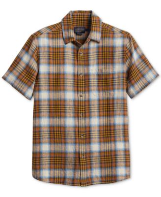 Pendleton - Men's Dawson Plaid Short Sleeve Button-Front Shirt