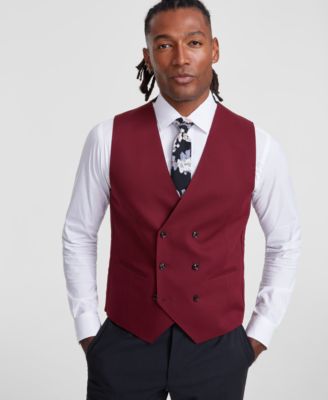 Tayion Collection - Men's Classic-Fit Solid Suit Vest