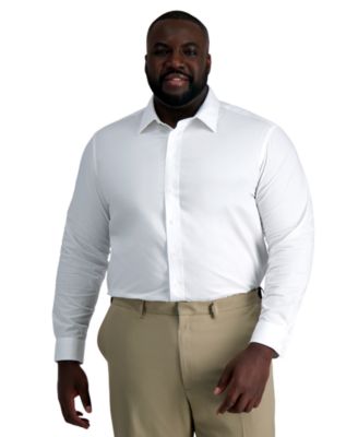 Haggar - Men's Big & Tall Classic-Fit Dress Shirt