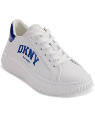 DKNY - Women's Leon Lace-Up Logo Sneakers