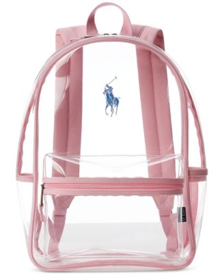 Polo Ralph Lauren - Polo Big Girls Clear Polo Backpack
