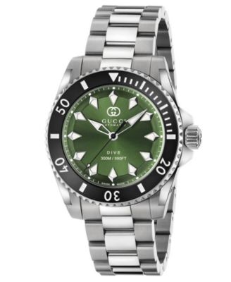 Gucci - Men's Swiss Automatic G-Timeless Stainless Steel Bracelet Watch 40mm