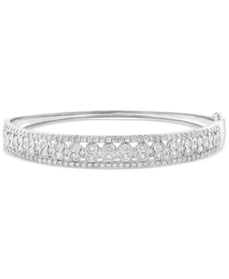 EFFY Collection - Diamond Openwork Bangle Bracelet (3-1/20 ct. t.w.) in 14k White Gold