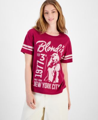 Love Tribe - Juniors' Blondie Graphic Print Cotton T-Shirt