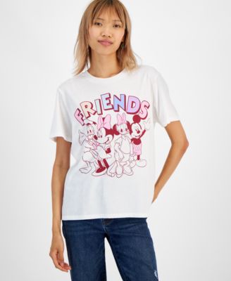 Disney - Juniors' Cotton Original Friends Crewneck Tee