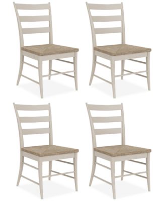 Furniture - Laguna 4pc Rush Seat Chair Set