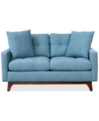 Furniture - Nari Tufted Back Loveseat with 2 Toss Pillows, Only at Macy's