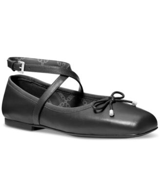 Michael Kors - Women's Collette Flex Ankle-Strap Ballet Flats