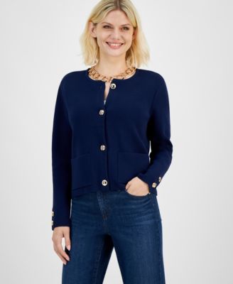 I.N.C. International Concepts - Women's Button-Cuff Cardigan
