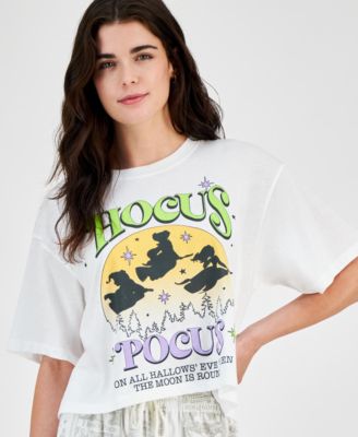 Love Tribe - Juniors' Hocus Pocus Graphic Crewneck T-Shirt