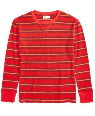 Epic Threads - Little & Big Boys Nick Striped Thermal Crewneck Shirt
