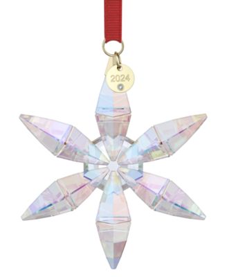 Swarovski - Macy's 2024 Crystal Snowflake Ornament