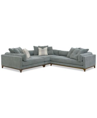Furniture - Brendalyn 3-Pc. Fabric Sectional Chaise & Sofa Set