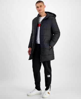 Hugo Boss - Men's Slim-Fit Lightweight Hooded Water-Repellent Big Artic Down Parka