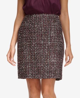 Calvin Klein - Petite Tweed A-Line Skirt
