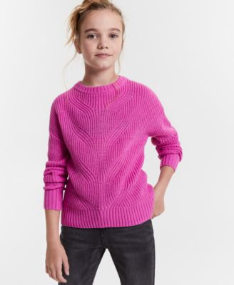 Epic Threads - Little & Big Girls Solid Cable Pullover Sweater