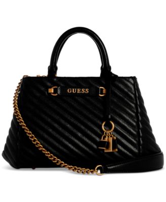 GUESS - Sela Quilted Small Girlfriend Satchel