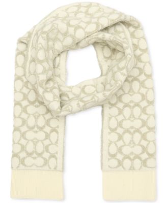 COACH - Women's Signature C Metallic Muffler Scarf