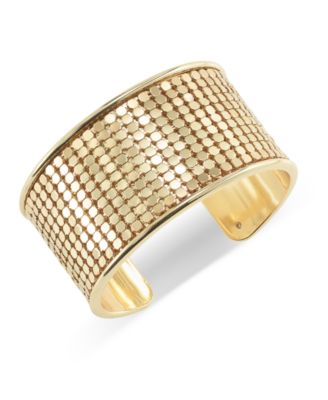 I.N.C. International Concepts - Mesh-Look Cuff Bracelet